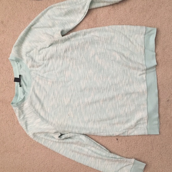 Mint knit sweater