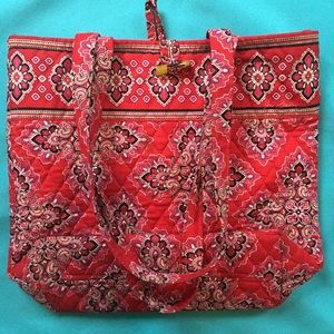 Vera Bradley Frankly Scarlet Tote