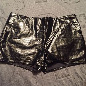 Nasty gal crick leather short