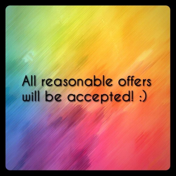 Feel free to make offers!