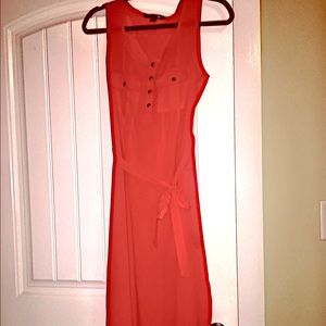 Salmon Maxi Dress