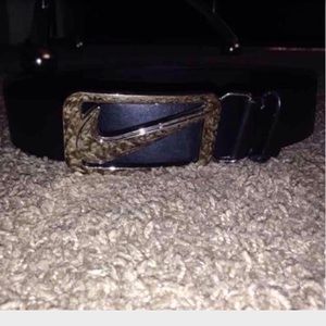 Nike black belt