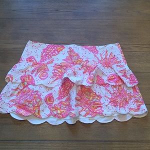 Nwot Lilly Pulitzer ruffle skirt 14