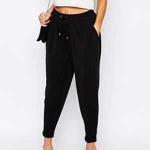 Wet seal black joggers size XS
