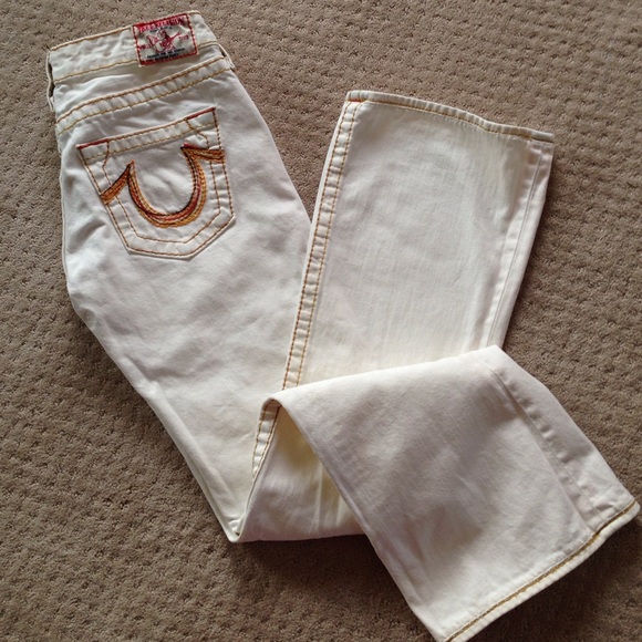White true religion jeans