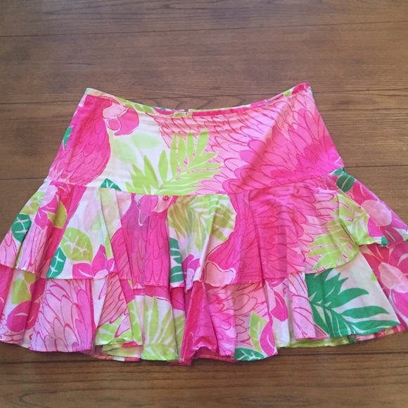 Lilly Pulitzer 10 ruffle skirt