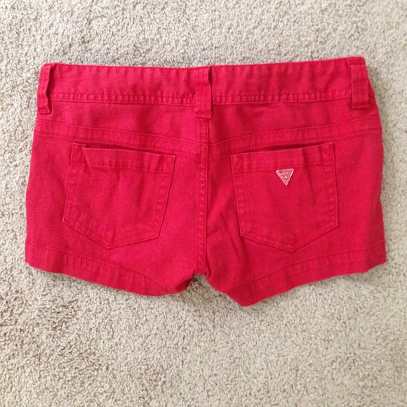Guess Brand Red Shorts - Picture 3 of 3