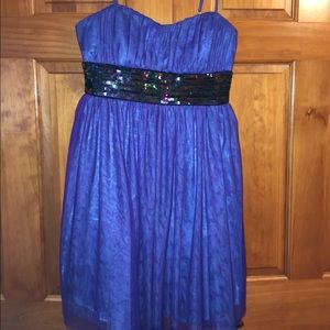 Blue formal dress