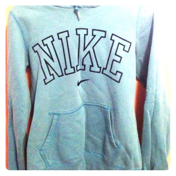 Nice Bright blue Nike Hoodie!