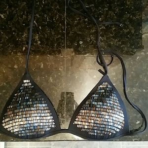 Buckle swim suit top