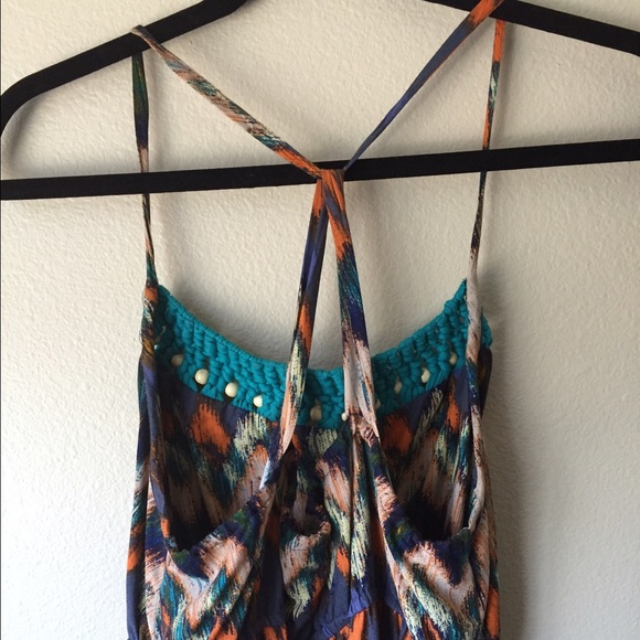 Tribal Print Maxi Dress - Picture 3 of 4