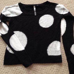 Kensie polka dot sweater