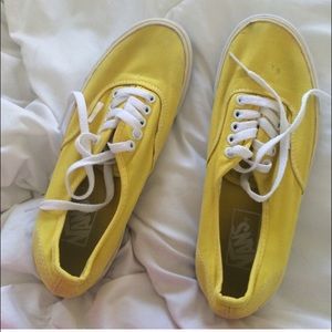 Yellow vans