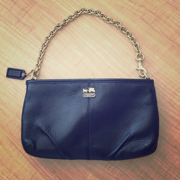 COACH Black Leather Clutch