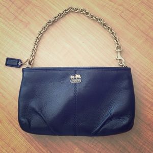 COACH Black Leather Clutch