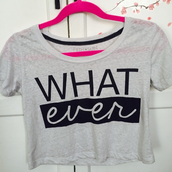 Short sleeve crop top