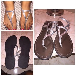 Silver Sandals