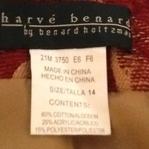 Leaves motif nice fall Jacket / blazer red,gold. - Picture 4 of 4