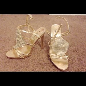Gold heels