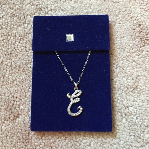 "E" personalized necklace