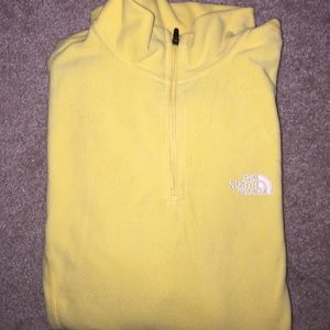 north face 3 quarter zip