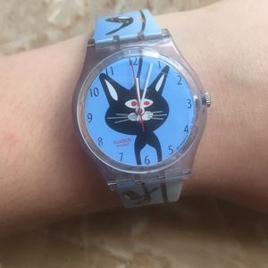 SWATCH Cat and Bird Kid's Watch