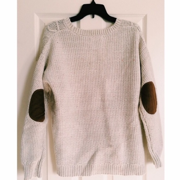 Urban Outfitters Sweaters Oversized Sweater With Suede Elbow Pads