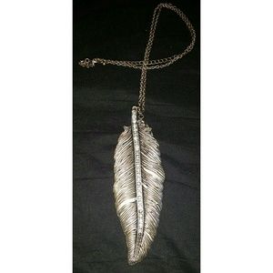 Large Feather Necklace