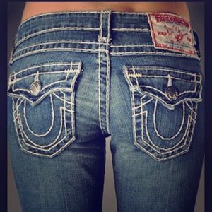 True religion jeans size 25 Joey super T