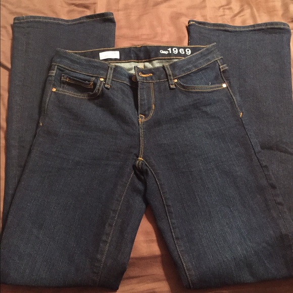 Gap 1969 perfect boot dark wash jeans size 26r