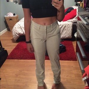 AA High Waist Unisex Blue/Cream Striped Pants