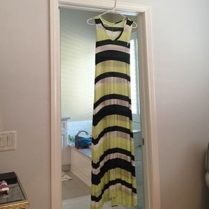 Striped maxi dress