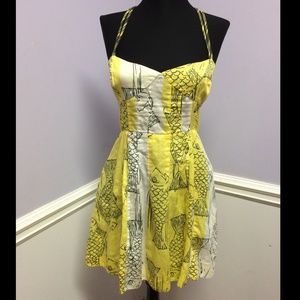 Free People fish patterned dress