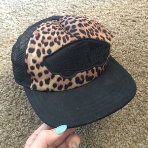 Cheetah print vans off the wall hat!