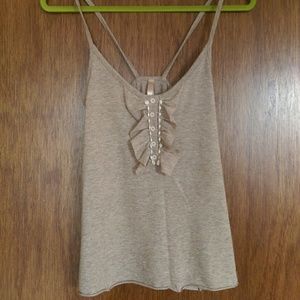 Sweet ruffled camisole