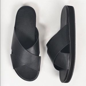 Cross-banded sandals