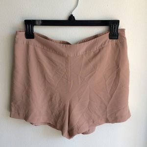 Chiffon High Waisted Shorts