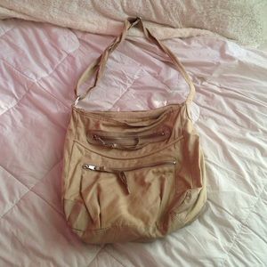Khaki messenger bag