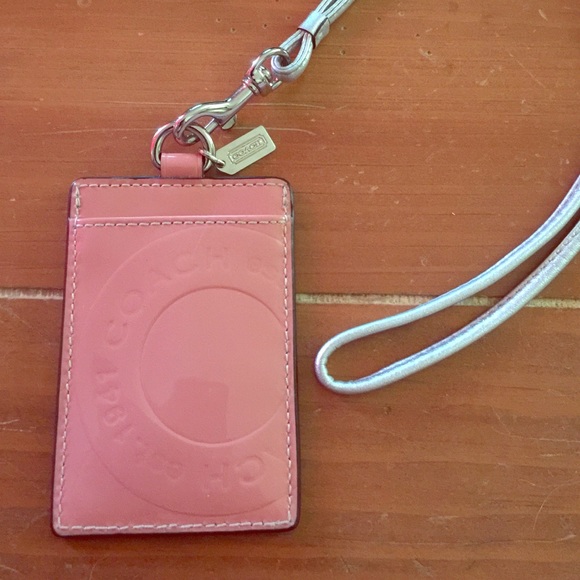 Coach ID card key chain