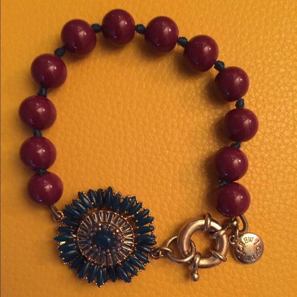 J. Crew bead and enamel bracelet