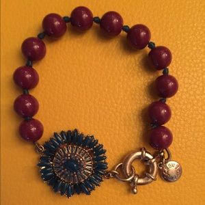 J. Crew bead and enamel bracelet