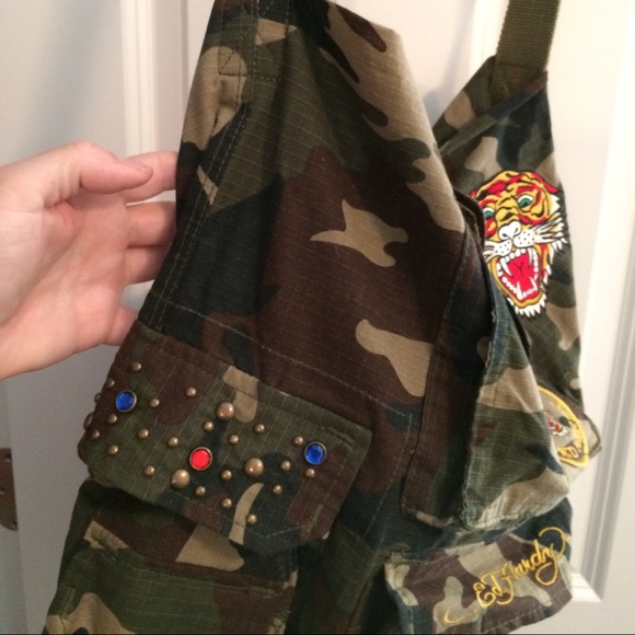 Ed Hardy camouflage bag