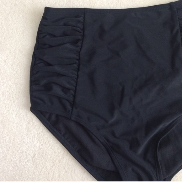 ADORABLE high-waisted bathing suit bottoms!