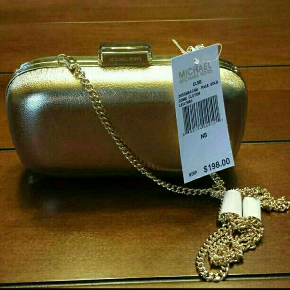 Michael Kors Gold Clutch