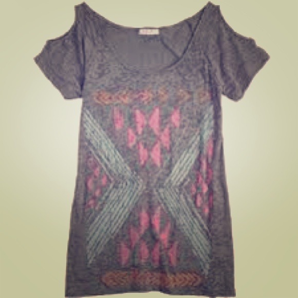 Grey burnout top