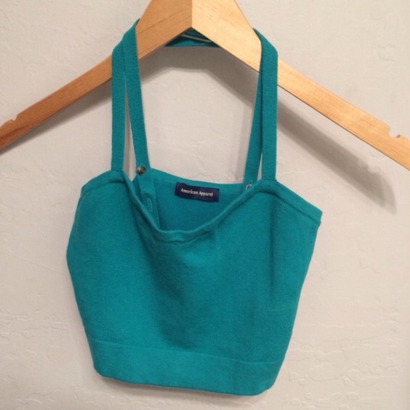 American apparel knit bralette top