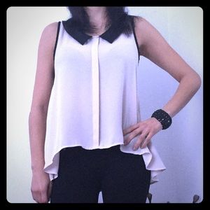 A shear beige Blouse