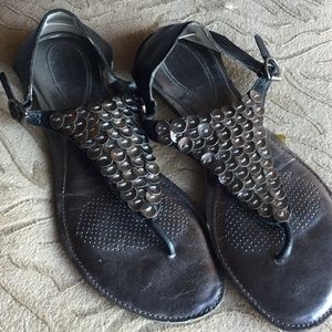 Pewter Metallic Sandal