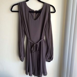 Chiffon Dress with Open Arms and removable tie