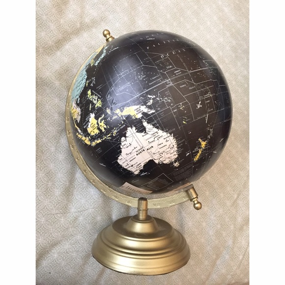 Gold and Black Globe